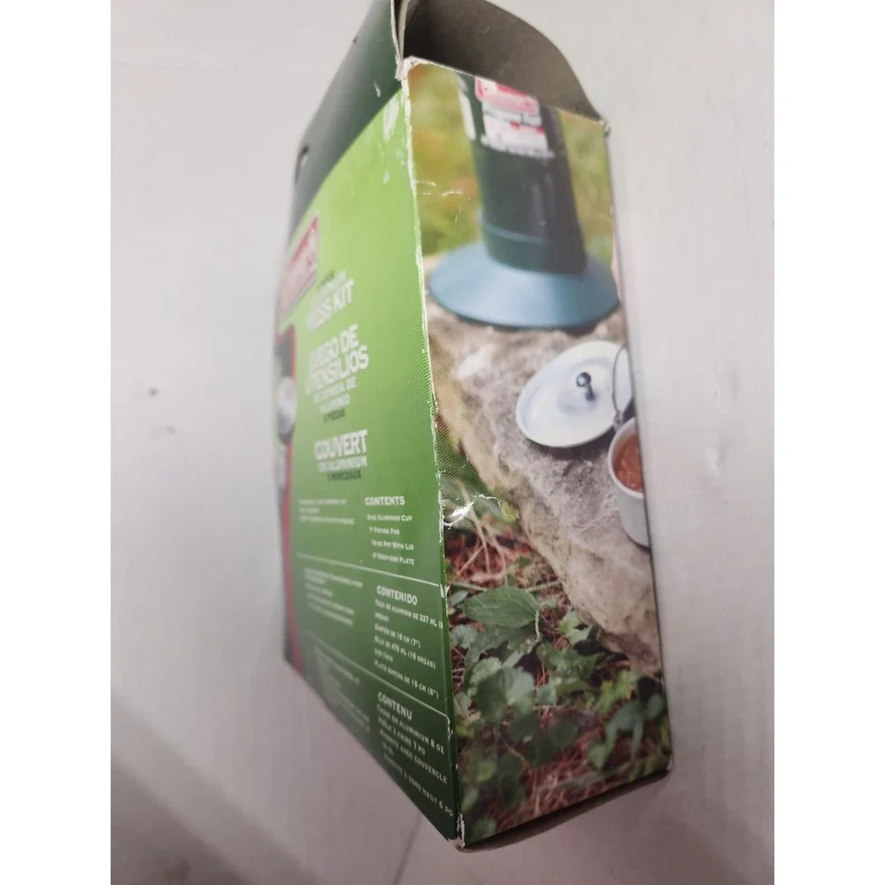 Vintage Coleman Camping Cookware‎ | 5-Piece Aluminum Nesting Mess Kit